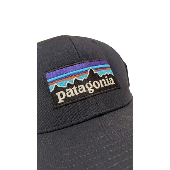 Patagonia Trucker Hat Cap Navy Mesh Back SnapBack One Size - Picture 2 of 6